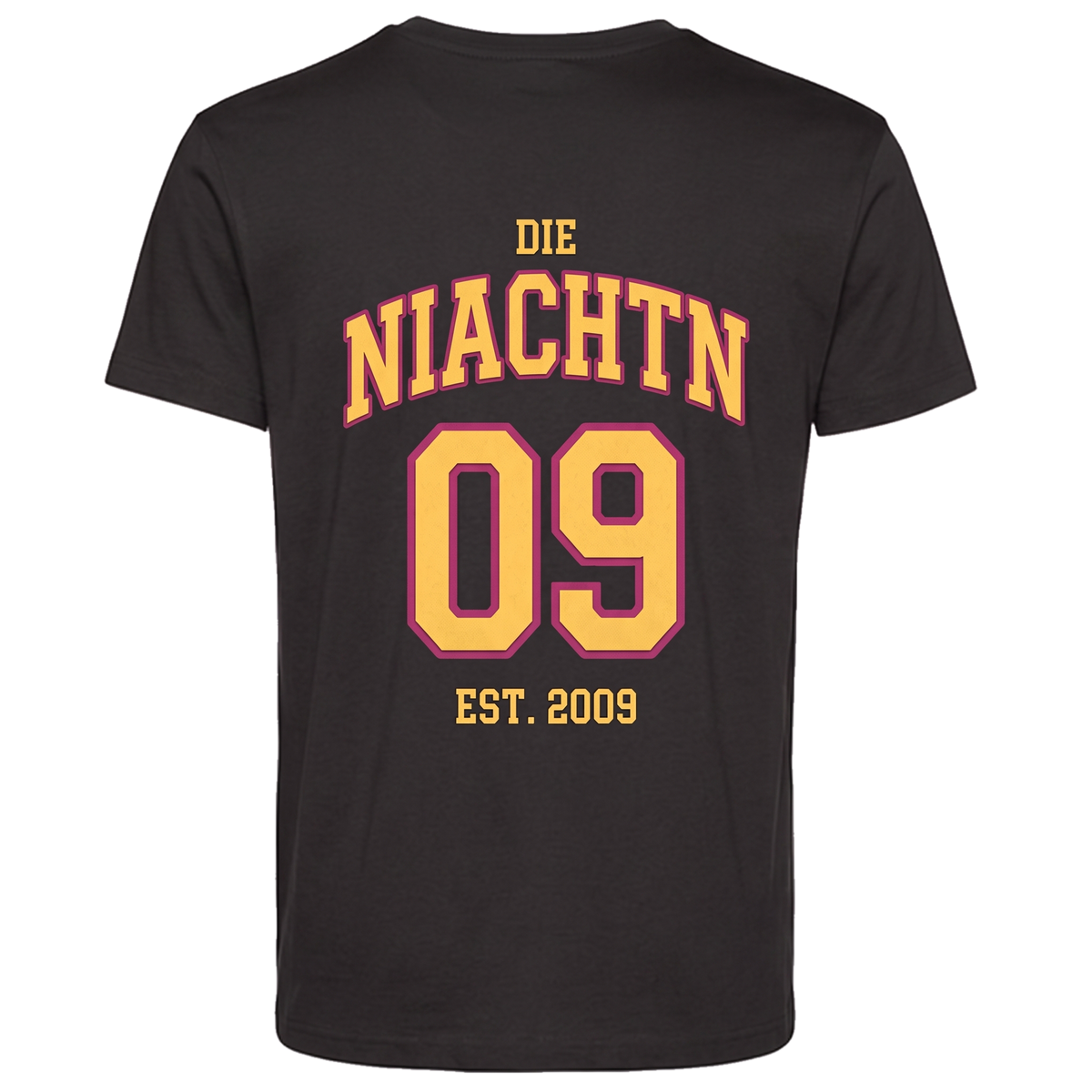 Niachtn Shirt Wappen & 09, Rückseite