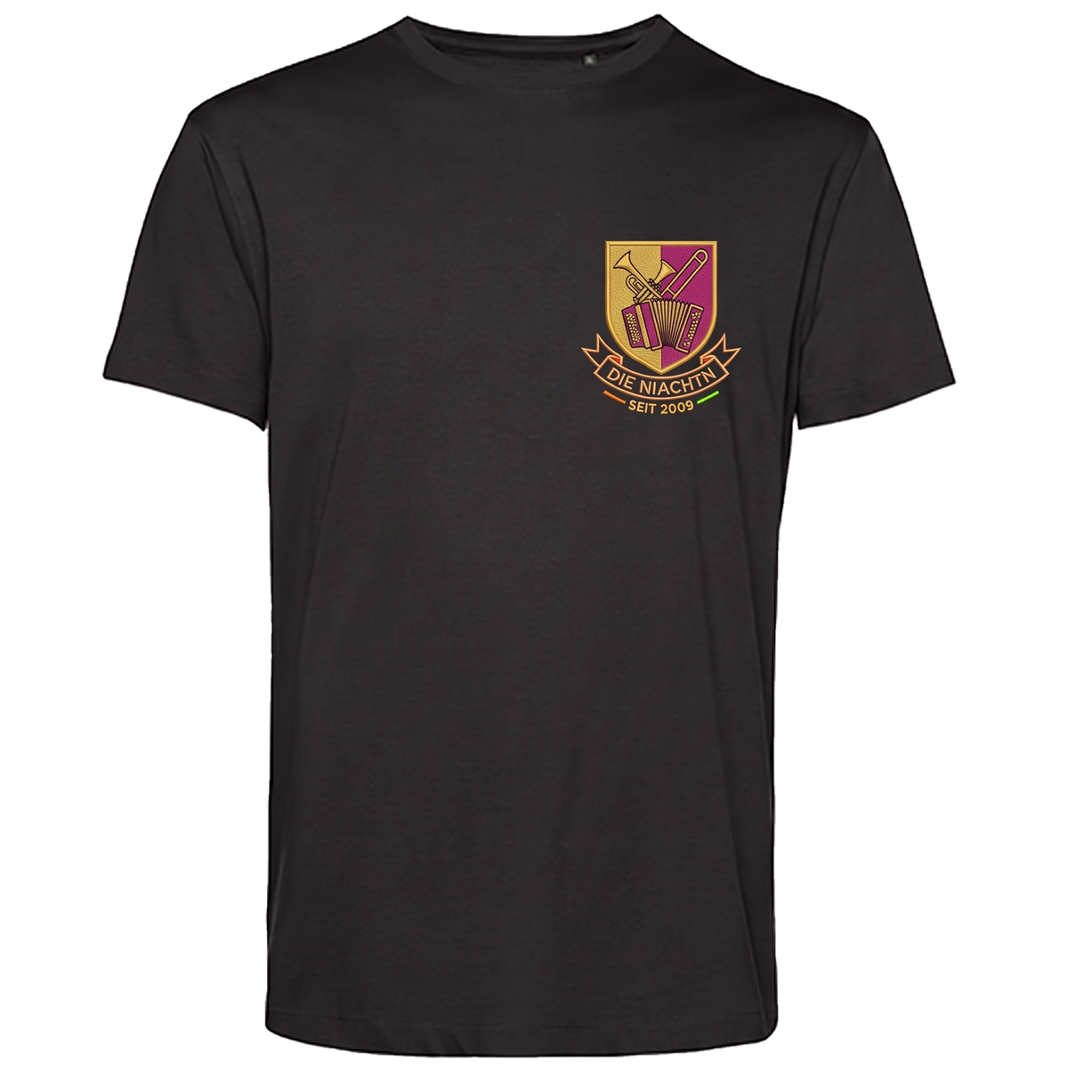 Niachtn Shirt Wappen & 09, Schwarz