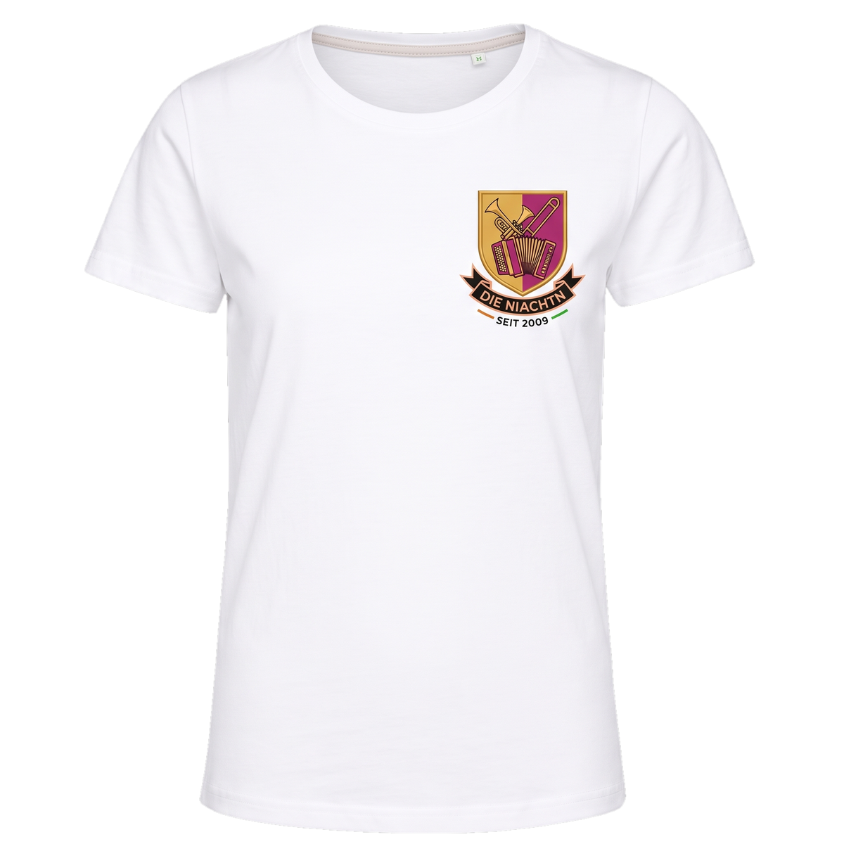 Niachtn Shirt Wappen & 09, Weiß, Damen