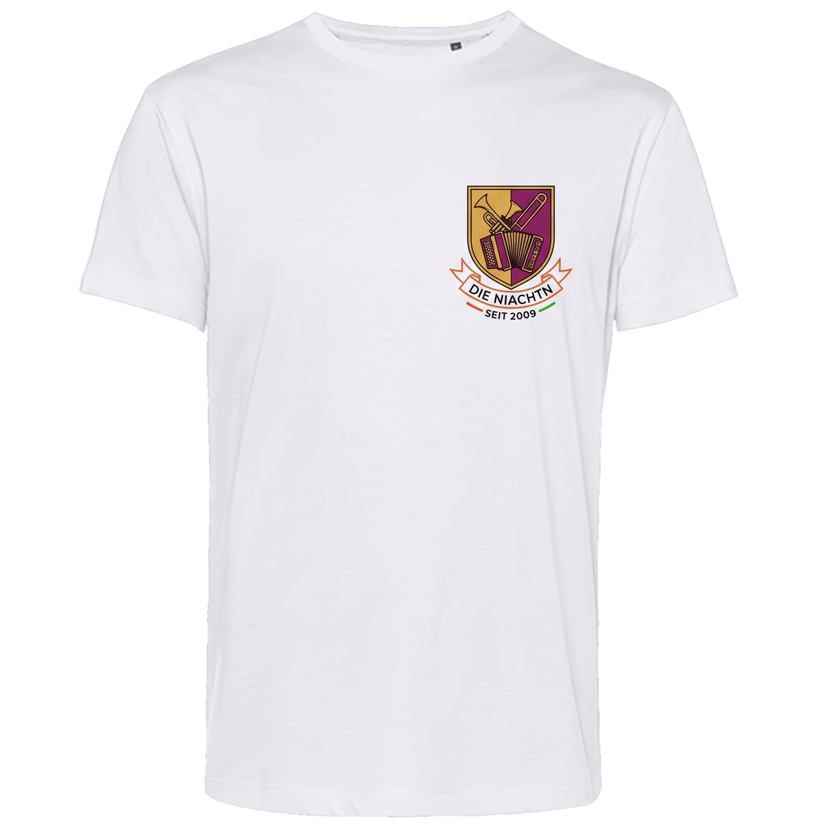 Niachtn Shirt Wappen & 09, Weiß